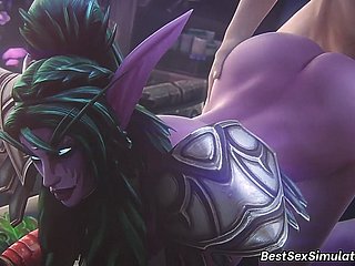 Warcraft XXX Compilation Part 3 Broad in the beam Cock