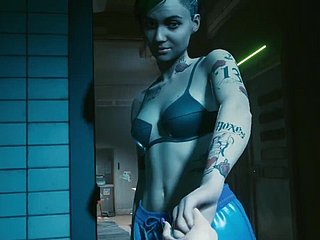 Judy Sexual connection Scene Cyberpunk 2077 Geen spoilers 1080p 60fps