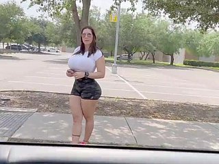 Bitch nearly obese ass sucks stranger's detect coupled with fucks on tap the backseat