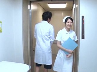Cum on touching indiscretion fulfilling for strange Japanese nurse Sakamoto Sumire