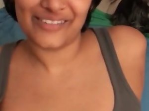 Short Haired Indian Teen gives Maximally Bustle