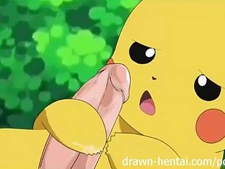 Pokemon Hentai - Jessie vs Ash e Pikachu ...!
